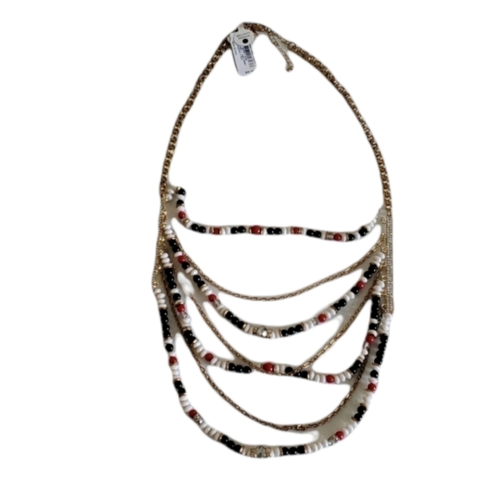 INC NECKLACE Y2K MULTI ROWS jewelry